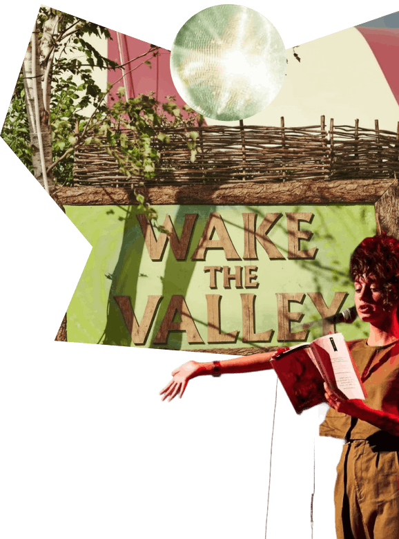 A collage of images depicting ValleyFest
